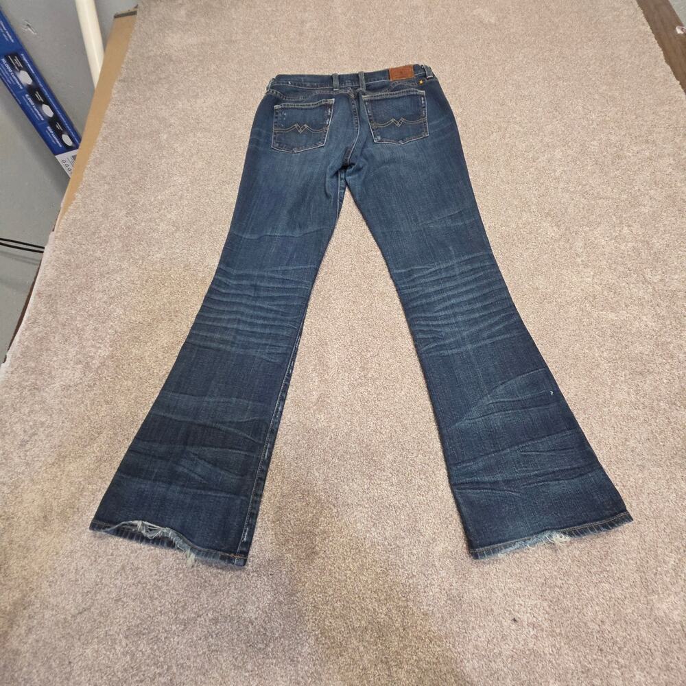 Lucky Brand Jeans Women's Size 8/29 Bootcut Flare Whiskered Denim Low Rise